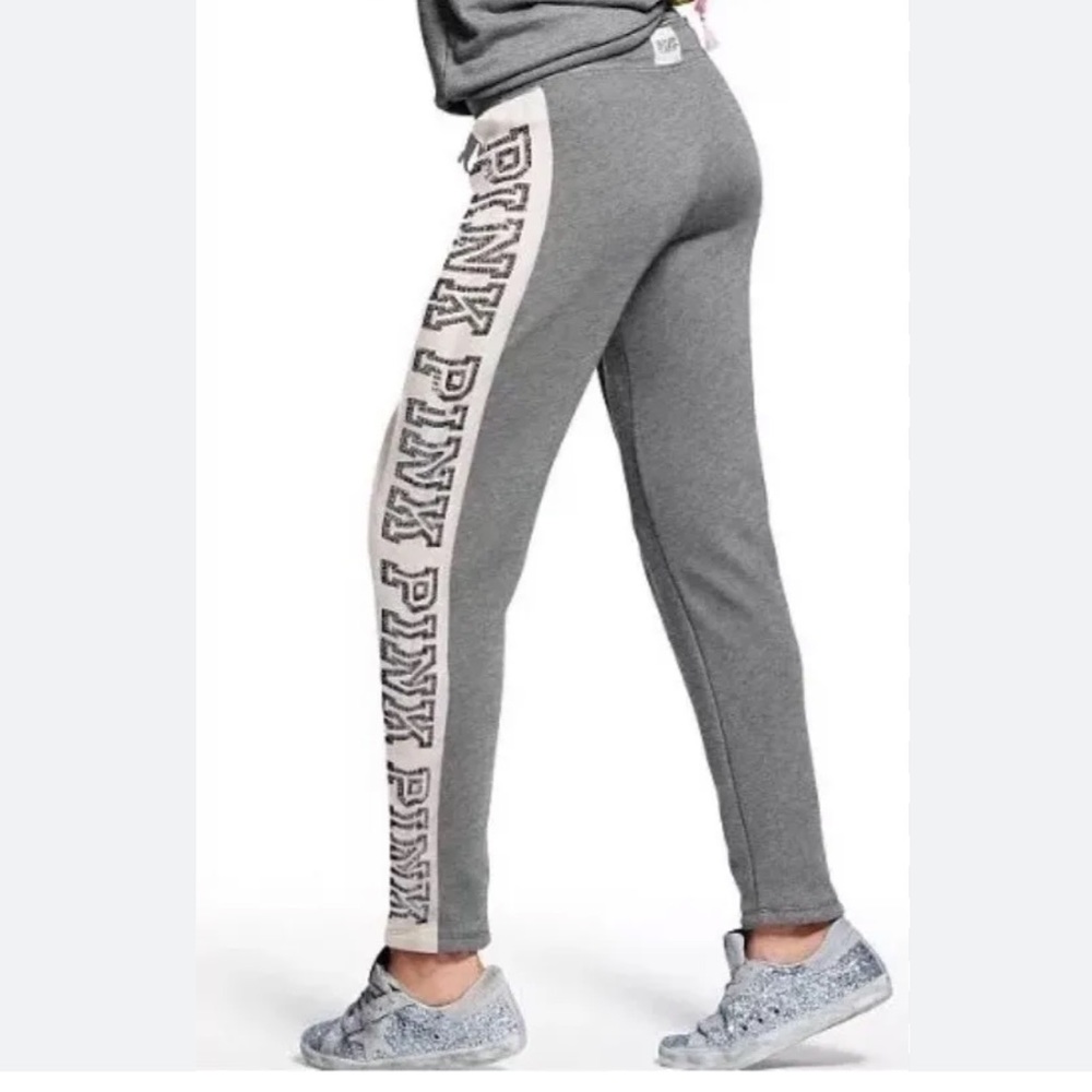 Victoria’s Secret pink sequin sweatpants (NWT)